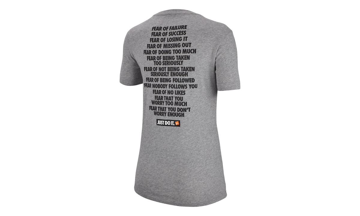 NSW Just Do It T Shirt WMNS"Grey" AR3894 063