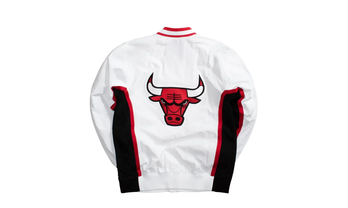 NBA Authentic Warm Up Jacket "1996 Chicago Bulls - White" AWJKCP19042 CBUWHBK96