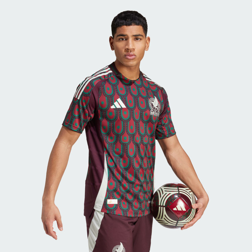 Men's adidas Mexico 2024 Home Authentic Jersey