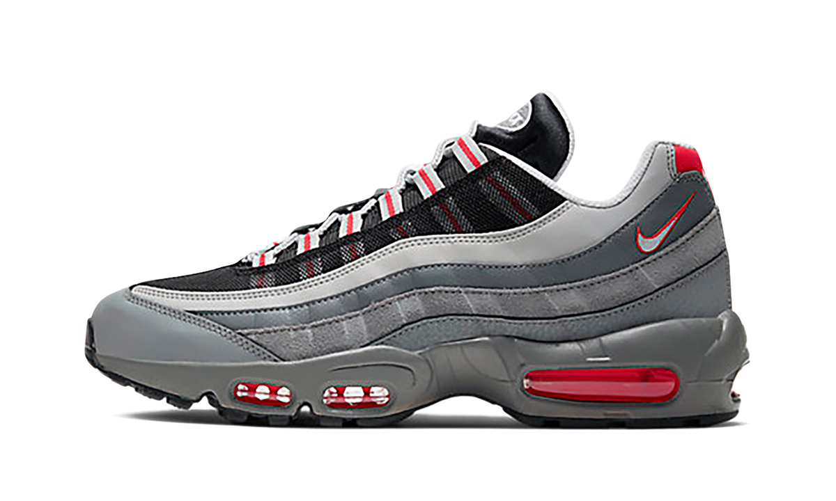 Air Max 95 Essential "Particle Grey / Track Red" CI3705 600