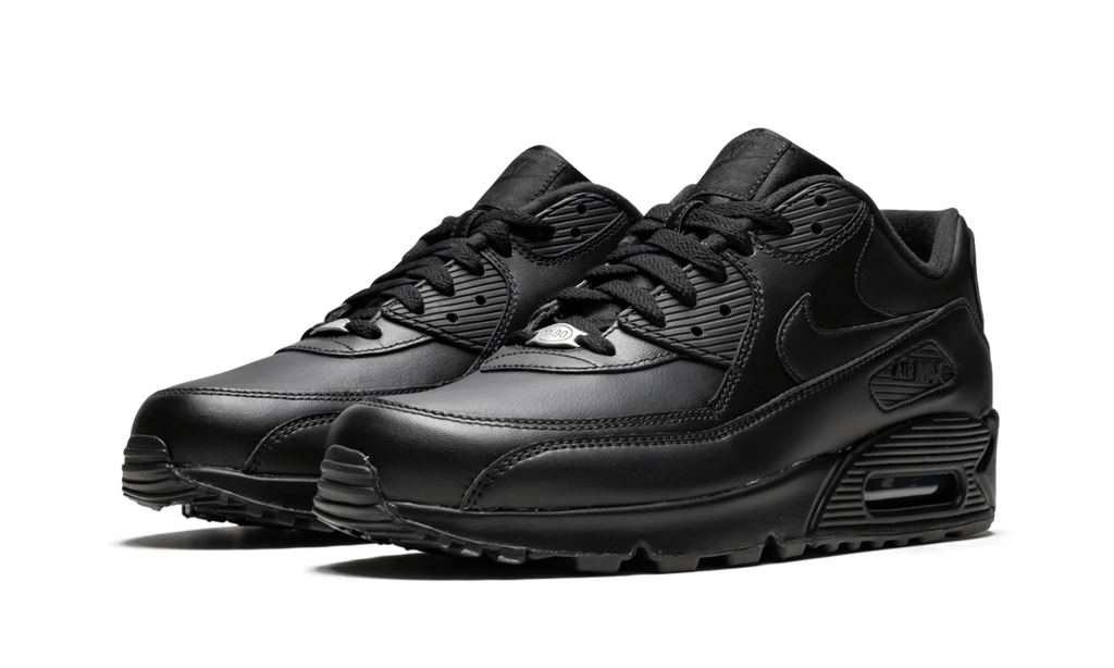 Air Max 90 Leather "Triple Black" 302519 001A